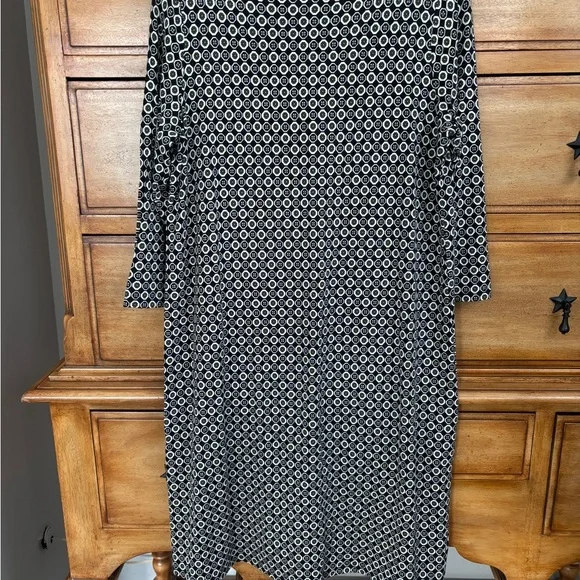 J. Jill Wearever Collection 3/4 Sleeve Dress, Size Petitie Small - Picture 2 of 11